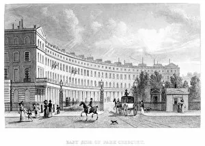 East Side of Park Crescent, 1830 (engraving)