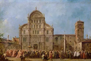 Easter Procession of the Doge of Venice at the Church of San Zaccaria, c.1766-70 Easter Procession of the Doge of Venice at the Church of San Zaccaria, c.1766-70