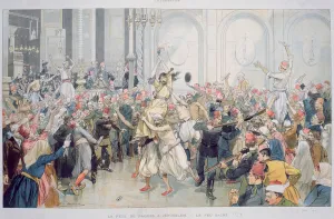 The Easter Procession of the Sacred Fire in Jerusalem, 1895 (colour litho) The Easter Procession of the Sacred Fire in Jerusalem, 1895 (colour litho)