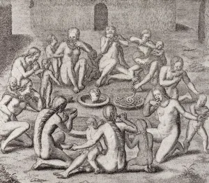Eating the Flesh of a Prisoner According to the Old Historian, from Gottfried's Eating the Flesh of a Prisoner According to the Old Historian, from Gottfried's