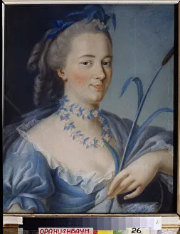 Eau. Portrait de la comtesse Praskovie Alexandrovna Bruce (nee Roumiantsev, 1729-1785). (Water) Eau. Portrait de la comtesse Praskovie Alexandrovna Bruce (nee Roumiantsev, 1729-1785). (Water)
