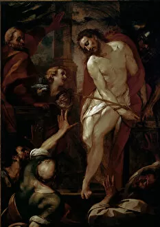 Giulio Cesare Procaccini Collection: Ecce Homo. (oil on canvas, 1616-1620)