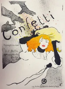 Economy. Paper Confetti by Bella Manufacture. Poster by Henri de Toulouse Lautrec Economy. Paper Confetti by Bella Manufacture. Poster by Henri de Toulouse Lautrec
