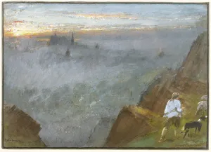 Edinburgh from Salisbury Crags, 1917 (w/c on paper) Edinburgh from Salisbury Crags, 1917 (w/c on paper)