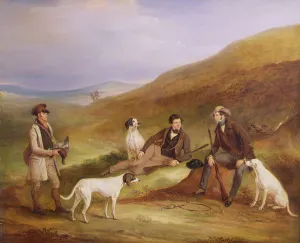 Edward Horner Reynard and his Brother, George, Grouse Shooting with the Keeper, Tully Lamb Edward Horner Reynard and his Brother, George, Grouse Shooting with the Keeper, Tully Lamb