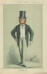 Edward Hugessen Knatchbull-Hugessen, Baron Brabourne (colour litho) Edward Hugessen Knatchbull-Hugessen, Baron Brabourne (colour litho)
