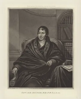 Edward Jenner, English doctor and scientist (litho) Edward Jenner, English doctor and scientist (litho)