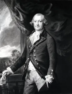 Edward Smith Stanley, 12th Earl of Derby (1752-1834), 1785 (mezzotint) Edward Smith Stanley, 12th Earl of Derby (1752-1834), 1785 (mezzotint)