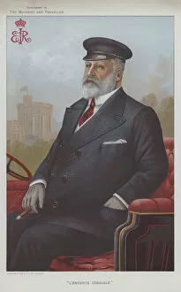 Car Driver Gallery: Edward VII, King of Great Britain (colour litho)