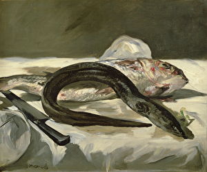 Eel and Red Mullet, 1864 (oil on canvas) Eel and Red Mullet, 1864 (oil on canvas)