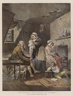The Effects of Extravagance and Idleness (chromolitho) The Effects of Extravagance and Idleness (chromolitho)