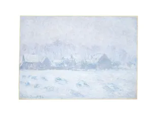 Impasto Gallery: Effet de neige a Giverny, 1893 (oil on canvas)
