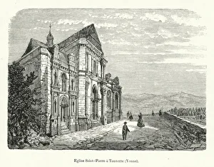 Eglise Saint-Pierre a Tonnerre (Yonne) (engraving) Eglise Saint-Pierre a Tonnerre (Yonne) (engraving)