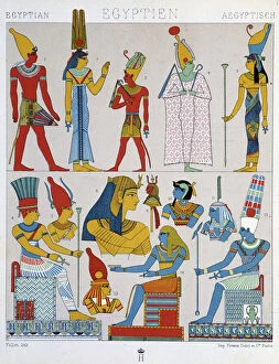 Egyptian characters: Ptolemy II, Cleopatra, Osiris, Movoth, Anouke, Nowre-Ari, Horus, Mui, Ammon-Ra, Malouli