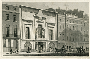 The Egyptian Hall, Piccadilly, 1828 (engraving) The Egyptian Hall, Piccadilly, 1828 (engraving)