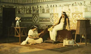 An Egyptian Interior, 1915 (oil on canvas)