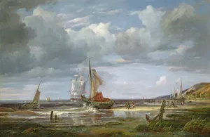 The Elbe at Blankenesee, 1844 (oil on canvas) The Elbe at Blankenesee, 1844 (oil on canvas)
