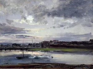 The Elbe and the New Town, Dresden, in the Evening Light, 1837 (oil on paper) The Elbe and the New Town, Dresden, in the Evening Light, 1837 (oil on paper)