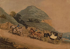 The Elected M.P. on his way to the House of Commons (coloured engraving)