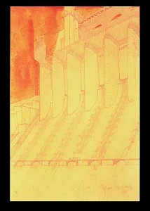 Electric Power Plant, 1914 (pen & ink on paper) Electric Power Plant, 1914 (pen & ink on paper)