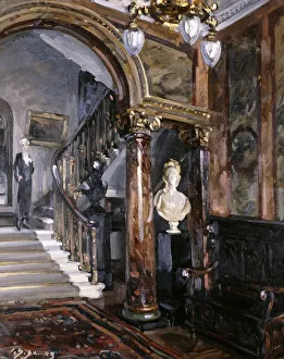 An Elegant Interior, Chez Nous, (oil on panel) An Elegant Interior, Chez Nous, (oil on panel)