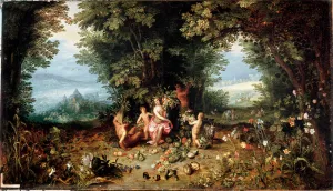 Flemish Region Gallery: The four elements: The Earth. 16th-17th century (painting)