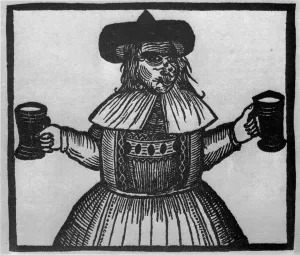 Elinour Rummin, purveyor of Pimlico Ale, c.1609 (woodcut) Elinour Rummin, purveyor of Pimlico Ale, c.1609 (woodcut)