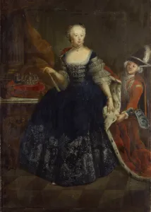 Elisabeth Christine von Braunschweig as Queen (oil on canvas) Elisabeth Christine von Braunschweig as Queen (oil on canvas)