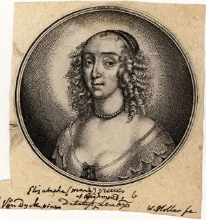 Anthony van (after) Dyck Collection: Elizabeth Villiers, later Elizabeth Hamilton, Countess of Orkney, 1769 (engraving)
