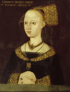 Elizabeth Woodville, Queen of Edward IV, c.1500 (oil on panel) Elizabeth Woodville, Queen of Edward IV, c.1500 (oil on panel)