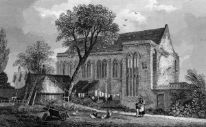 Eltham Palace, Kent, engraved by William Watkins, 1831 (engraving) Eltham Palace, Kent, engraved by William Watkins, 1831 (engraving)
