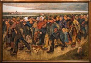 The emigrants, by Eugene Laermans (1864-1940), 1894 (oil on canvas) The emigrants, by Eugene Laermans (1864-1940), 1894 (oil on canvas)