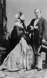 Emile de Girardin and his wife Delphine Gay, c.1850 (b/w photo) Emile de Girardin and his wife Delphine Gay, c.1850 (b/w photo)