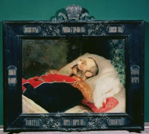 Emperor Alexander II (1818-81) on His Deathbed, 1881 (oil on canvas) Emperor Alexander II (1818-81) on His Deathbed, 1881 (oil on canvas)