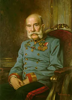 Emperor Franz Joseph I of Austria (1830-1916), 1915 Emperor Franz Joseph I of Austria (1830-1916), 1915