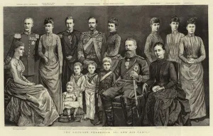 The Emperor Frederick III, and his Family (engraving) The Emperor Frederick III, and his Family (engraving)
