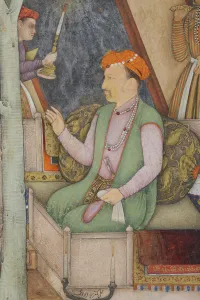 Detail from Emperor Jahangir with Holy Men in a Garden, c Detail from Emperor Jahangir with Holy Men in a Garden, c
