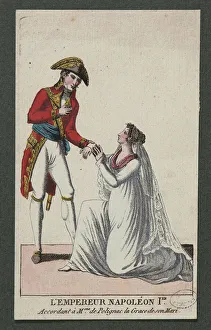 Emperor Napoleon I according Madame de Polignac the grace of her husband Emperor Napoleon I according Madame de Polignac the grace of her husband