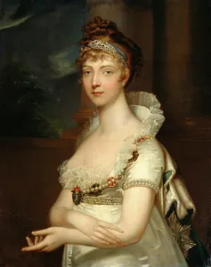 Empress Elizabeth Alexejevna (1779-1826) (oil on canvas) Empress Elizabeth Alexejevna (1779-1826) (oil on canvas)