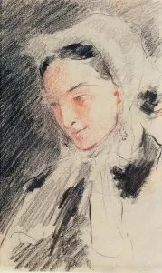Empress Eugenie (black & red chalk) Empress Eugenie (black & red chalk)
