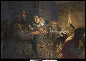 Empress Faustina visiting St Catherine of Alexandria in Prison Empress Faustina visiting St Catherine of Alexandria in Prison
