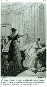 The Empress Josephine reveals the prophesy made to her by Marie Anne Adelaide Le