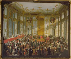 Empress Maria Theresa at the Investiture of the Order of St Empress Maria Theresa at the Investiture of the Order of St