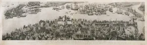 The Encampment of the English Forces near Portsmouth during the Battle of the Solent The Encampment of the English Forces near Portsmouth during the Battle of the Solent
