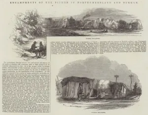 Encampments of the Pitmen in Northumberland and Durham (engraving) Encampments of the Pitmen in Northumberland and Durham (engraving)