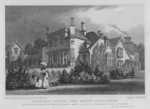 Endsleigh Cottage, near Milton Abbot, Devon (engraving) Endsleigh Cottage, near Milton Abbot, Devon (engraving)