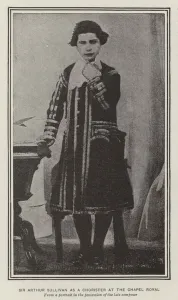 English composer Sir Arthur Sullivan as a chorister at the Chapel Royal (b/w photo) English composer Sir Arthur Sullivan as a chorister at the Chapel Royal (b/w photo)