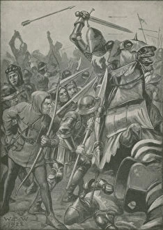 Battle Of Agincourt Gallery: When English and French were not firm friends (litho)