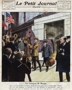 The English racehorse Papyrus has arrived in the United States The English racehorse Papyrus has arrived in the United States