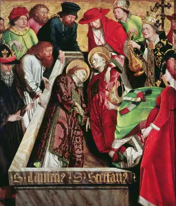 Entombment of St. Stephen and St. Lawrence in Rome, from the Altarpiece of St. Stephen, c Entombment of St. Stephen and St. Lawrence in Rome, from the Altarpiece of St. Stephen, c